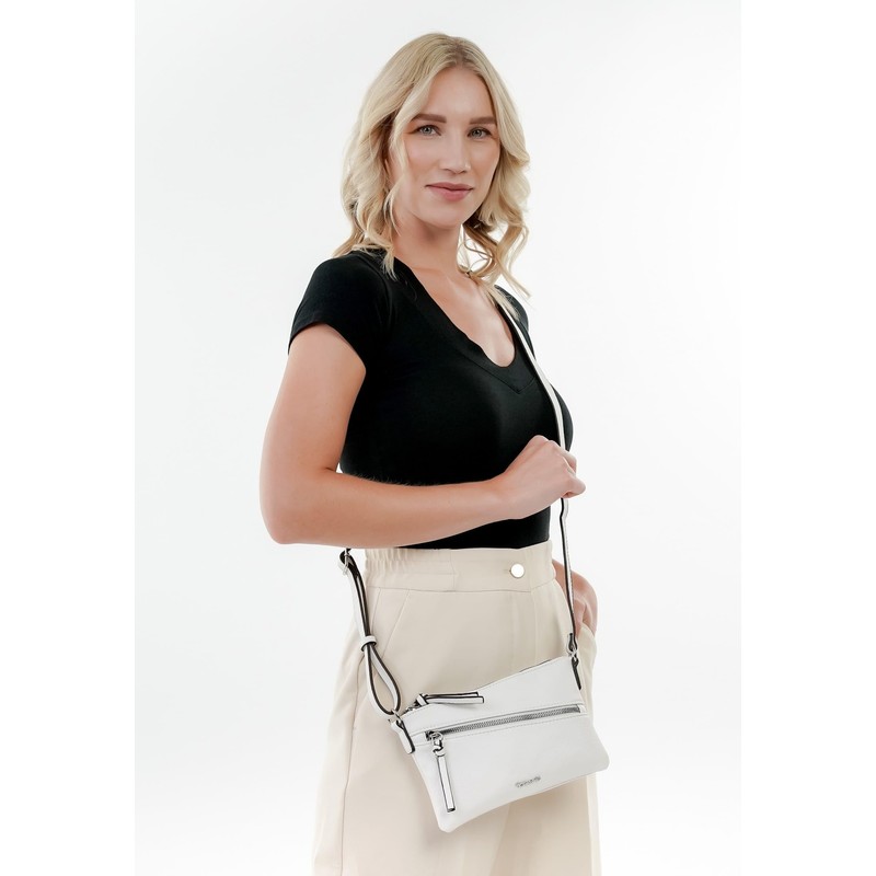 Tamaris TAS Alessia 30441 Women's Shoulder Bag Plain, White 300,