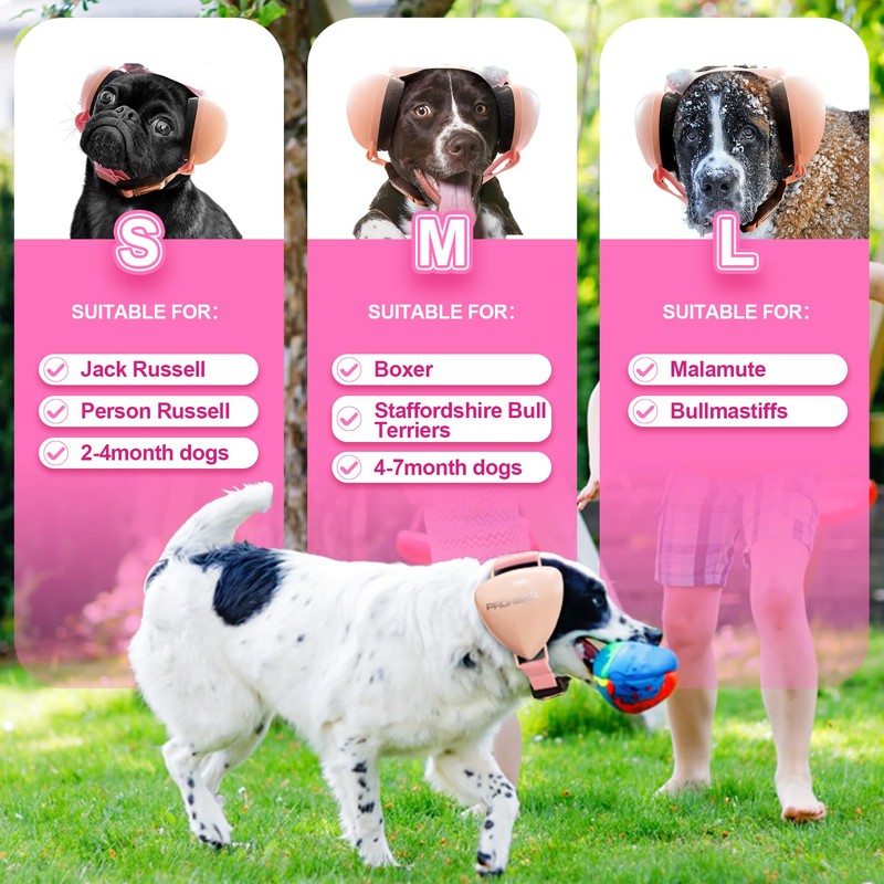 PROHEAR Ungrade GEL Pads Dog Ear Muffs Hearing Protection for
