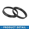 A ABSOPRO Hub Centric Rings 73.1mm to 66.1mm Plastic Black