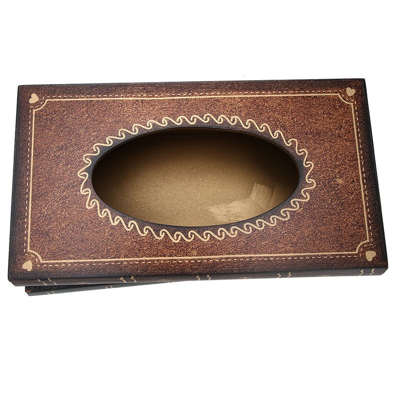 Book Shaped Tissue Box Home Decoration Storage Props Office Ornaments