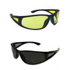 Pink Ribbon Shades 2 Pair Sports Wrap Around Nearly Invisible