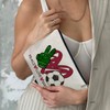 CLHHM Soccer Gifts Makeup Bag, Peace & Love Design Cosmetic