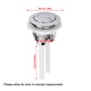 2PCS Toilet Flush Button Replacement, 50mm Dual Flush Toilet Push