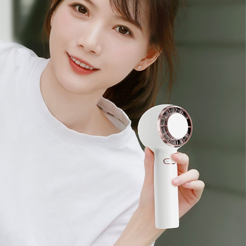 Mini Handheld Fan Portable USB Rechargeable Small Pocket Fan with