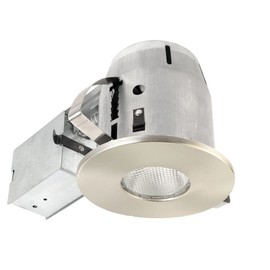 Globe Electric Globe Electric 9248601 5 Inch Recessed Spot Light Kit, Brushed Nickel Finish