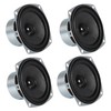 4Pcs 10W 3inch Loud Speaker 78MM 3" 8 Ohm Bass