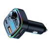 FM Transmitter Dual USB 1 Type C Multi Protection RGB