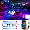 YM E-Bright RGB LED Strip Lights for Car App Control