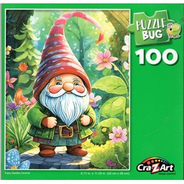 Fairy Garden Gnome - 100 Piece Jigsaw Puzzle for Adult
