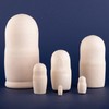 Unpainted Russian Dolls 6 Unpainted Matryoshka Dolls Handmade in Russia