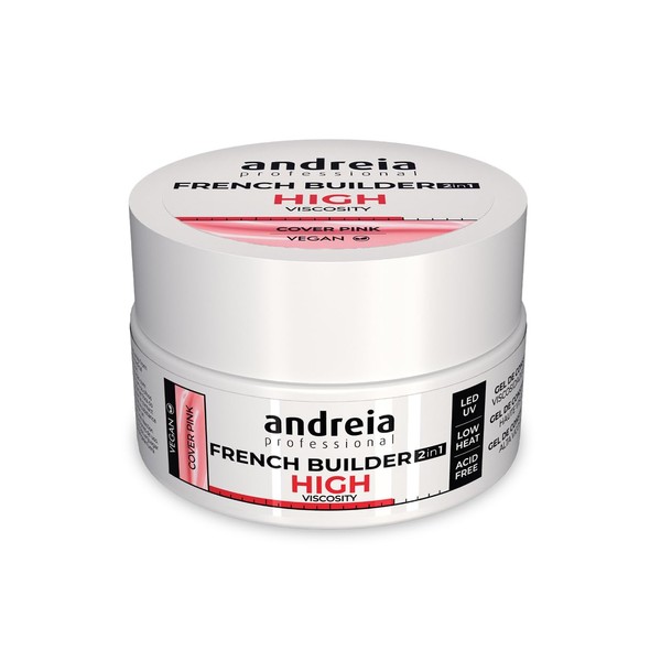 Andreia Professional French Builder Gel for Nails High Viscosity Biphasic