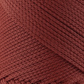 Sensy Premium 1.5mm 164 Yards Polyester Rope 100% Polypropylene Cord Macrame Cord 1.5mm Crochet Bag Cord Macrame Rope Crochet Thread Gift for Knitter (Brick)