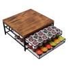 NHZ Coffee Pod Drawer Holder for K cup, 2-Tier Coffee