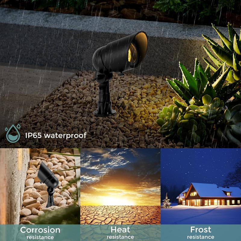 Gardencoin Low Voltage Landscape Spotlight, 12V LED Outdoor Landscape Lighting,