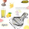Jicyor Lemon Squeezer Stainless Steel Lemon Squeezer Lemon Citrus Juicer