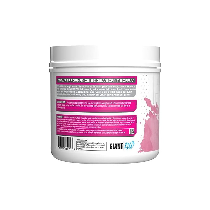 Giant Sports Performance Edge Series BCAA 60 Serving (Watermelon, 60