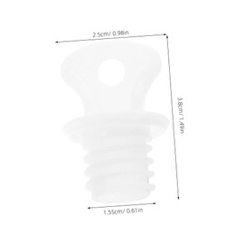 FRCOLOR 3Pcs Leakproof Hot Water Bottle Stoppers Durable Plastic Caps for Water Sack Fit Replacement Plugs for Home Office and Travel Excellent Heat Retention