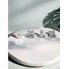 Pack of 12 925 Sterling Silver Stud Clasps, TUIOLUI Flat