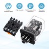 sourcing map DPDT Electromagnetic Power Relay, AC 110V Coil 10A