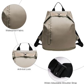 FAVORTALK Swimming Bags Water Resistant Drawstring Gym Bag with Shoe Compartment for Sports Holidays School Large Capacity Swimming Bag Dry-Wet Separation String Bag for Women Men - SKD10422