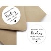 120pcs Wedding Lottery Wishing Stickers - Wishing You Riches from