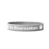 On Rivaroxaban Medical Alert Wristband Blood Thinner Awareness (Pack of