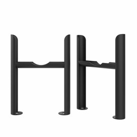 NRG Pair of Floor Mounting Feet for Traditional 4 Column Radiators Black