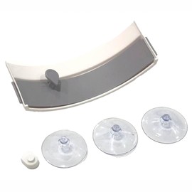 Audiofan Triangle Corner Garbage Bag Holder Openable Suction Cup Type Garbage Bag Stand for Kitchen Sink Kitchen Kitchen Kitchen One Touch 18cm*6.9cm*7cm Gray