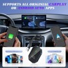 Wireless Carplay Adapter, 2 in 1 Wireless CarPlay & Android