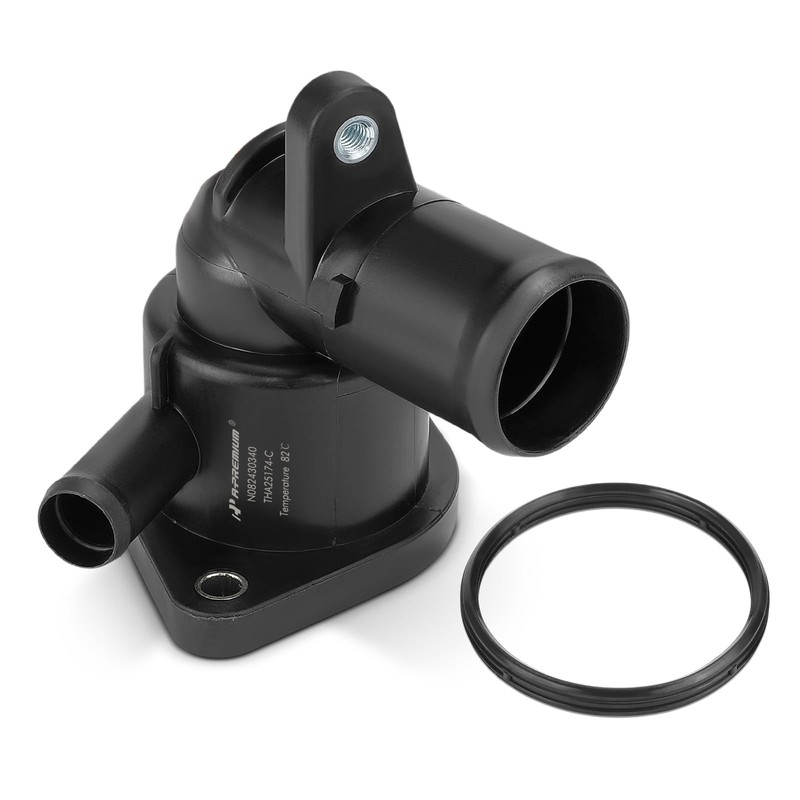 A-Premium Engine Coolant Thermostat Housing Assembly with Seal Compatible with