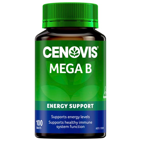 Cenovis Mega B Tablets 100 - High-Strength Vitamin B Formula