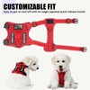Demigreat Service Dog Harness, Reflective Dog Vest Harness with 5