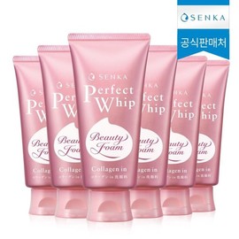 SENKA NEW 센카 퍼펙트휩 콜라겐 워시 클렌징폼 120g x 6개 NEW Senka Perfect Whip Collagen Wash Cleansing Foam 120g x 6 pieces