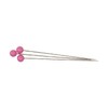 Dritz 1-3/4" Extra-Long Color Ball Straight Pins, 180 Count, Pink
