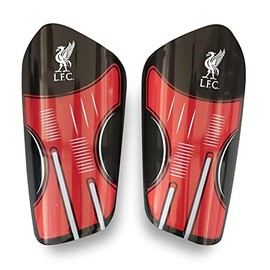 Liverpool F.C. DELTA Slip-In Shin Guards - Youth, Red