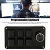 6 Key Mini Keypad with Knob USB DIY Programmable Keyboard