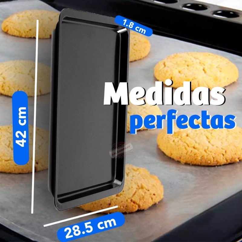 J.H. Company Molde Charola Antiadherente Reposteria Cocina Acero 10246