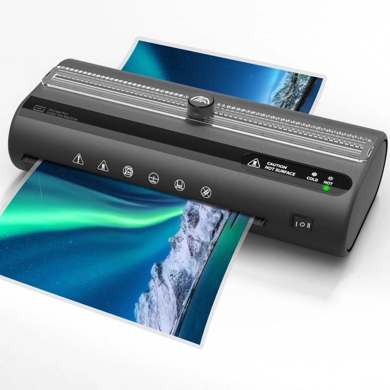 ‎MAXDONE A4 Laminator Machine with 20 Laminating Sheet (5 A4,5