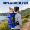 Large Dog Carrier Backpack for Travel - Breathable Hands-Free Pet