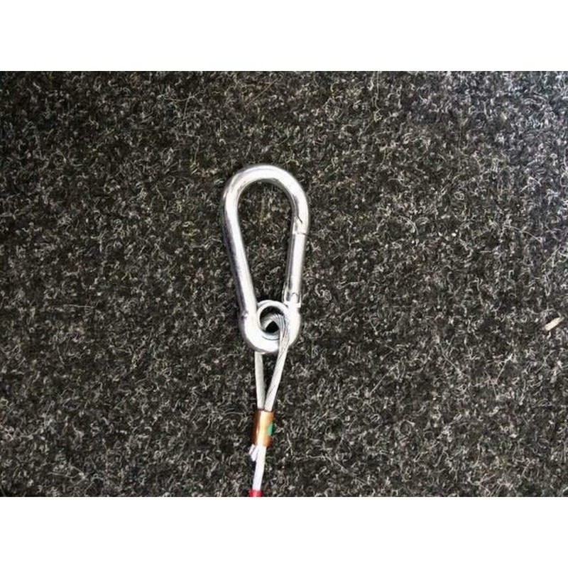 AL-KO Breakaway Cable With Caribena Clip (One Size) (Red)