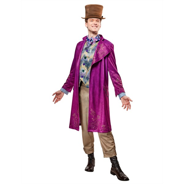 Rubies Men's Wonka Movie Deluxe Willy Wonka Costume with Hat