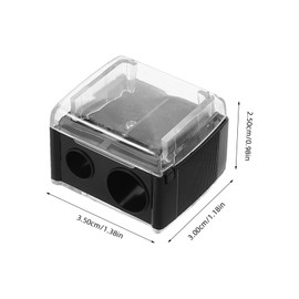 Beavorty Makeup Sharpener Pencil Dual Hole Eyebrow Sharpener Portable Handheld for Women Lip Liner Eyeliner Tool 5pcs Pack