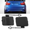 Tow Hook Cover, Duokon 1 Pair Rear Bumper Cover for