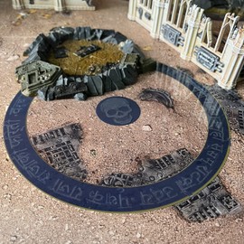 Jucoci Objective Point Markers 6PCS Set Objective Marker Compatible with Warhammer 40k WH40k Wargame (Miniature Not Included)