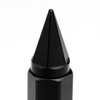 60mm Aluminum M12 x 1.5 6-Point 20mm OD Black 20