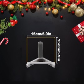 LED Note Board with Colors, Light Up Acrylic Message Board, Light Up Dry Erase Board with Adjustable Stand，Led Writing Board for Kids， Led Writing Board with Stand and 7 Pens (5.9 × 5.9”)