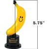 GTR SOURCE Cute Fun Top Banana Award Trophy - Smiling