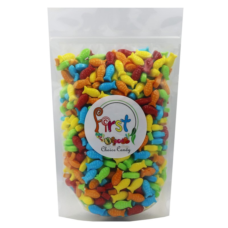 Rainbow Aquarium Fish Assorted Mini Guppies Hard Candy (Regular, 10
