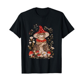 Cat In Red Hat Amidst Wildflowers T-Shirt