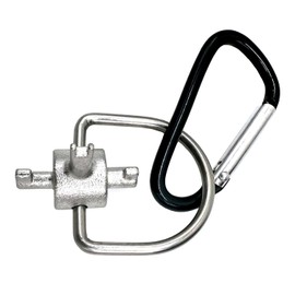 HVAC Locking Key Tool for Installation/Removal of Refrigerants, Quick Access HVAC Locking Key Cap for 410A and R22 Refrigerant for Home AC, Safety Universal Key Tamper-Resistant